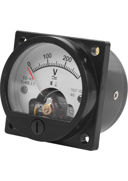 6x Ac 0-300V Yuvarlak Analog Arama Paneli Metre Voltmetre Gösterge Siyah (Yurt Dışından) indirimleri