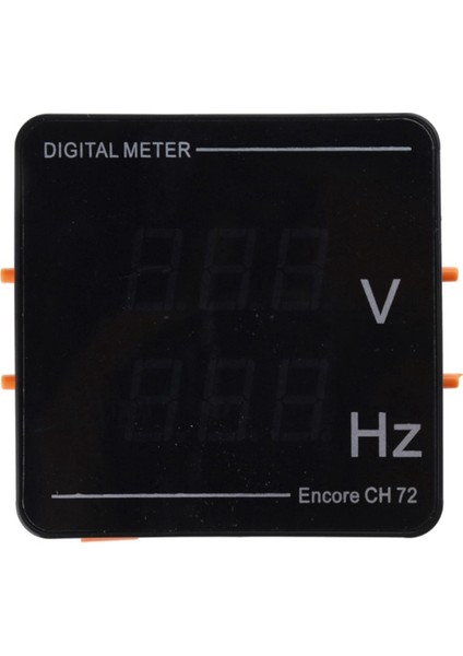 Yükseltilmiş Dijital Voltmetre Frekans Paneli Voltajı Hz-Tester AC50-500V 10-99.9Hz Kırmızı Uçlular Ekran (Yurt Dışından)