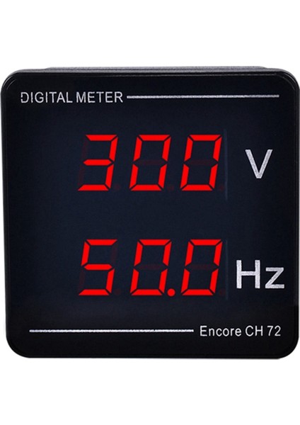 Yükseltilmiş Dijital Voltmetre Frekans Paneli Voltajı Hz-Tester AC50-500V 10-99.9Hz Kırmızı Uçlular Ekran (Yurt Dışından) fırsatları
