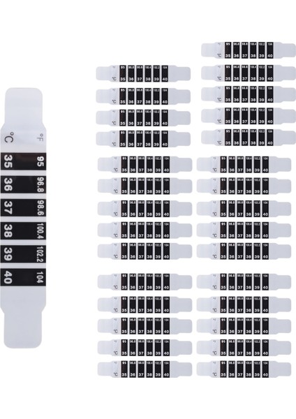 30 Pc Aln Termometre Şeritler Yapışkan Termometre Şeritleri Yeniden Kullanılabilir Termometre Çıkartmaları Roze Çözünme Sticary (Yurt Dışından) fiyatları