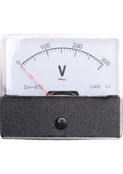 5x Dikdörtgen Ac 0-300V Gösterge Analog Voltaj Panel Ölçer Voltmetre DH670 (Yurt Dışından) fiyatları