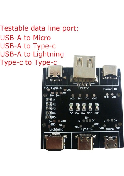 UD11A03 Veri Kablosu Algılama Kartı Ios Android Type-C Kısa Devre Açma-Kapma Test Aracı Için USB Kablo Test Cihazı (Yurt Dışından) fiyatları