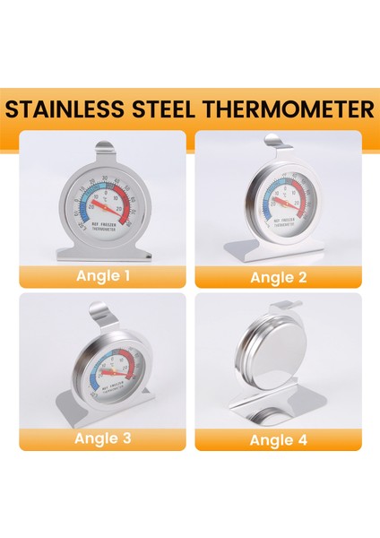 Buzdolabı Dondurucu Termometre Serisi Buzdolabı Dondurucu Için Büyük Kadran Termometresi Sıcaklık Termometresi (Yurt Dışından) indirimleri