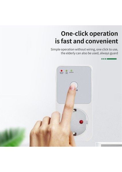 Koruyucu Voltaj Rölesi Elektrik Soketi, Buzdolabı Voltajı Koruyucu Ev Cihazı Ab Fişi Için Çok Fonksiyonlu (Yurt Dışından) fırsatları