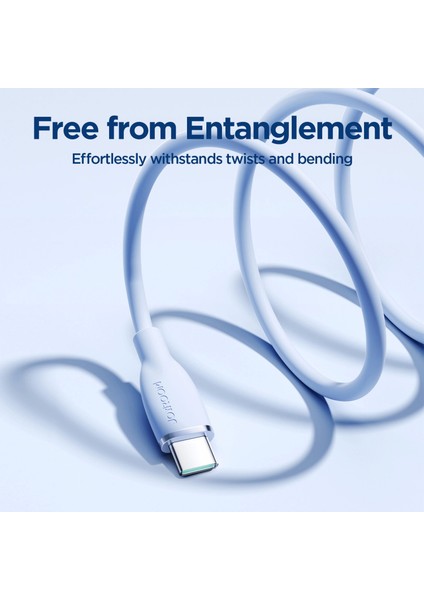 SA29-AC3 3A USB A-Type C 1.2m-Blue