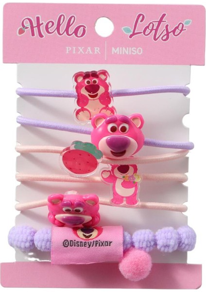 Disney Fluufy Lisanslı Saç Lastiği (6 Adet) - Lotso