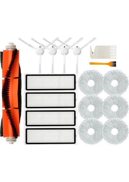 Dream F9 W10S/W10S PRO/S10 Roller Yan Fırça Filtre Mop Bezleri Rag Robot Vakum Süpürge Aksesuar Yedek Parça (Yurt Dışından)