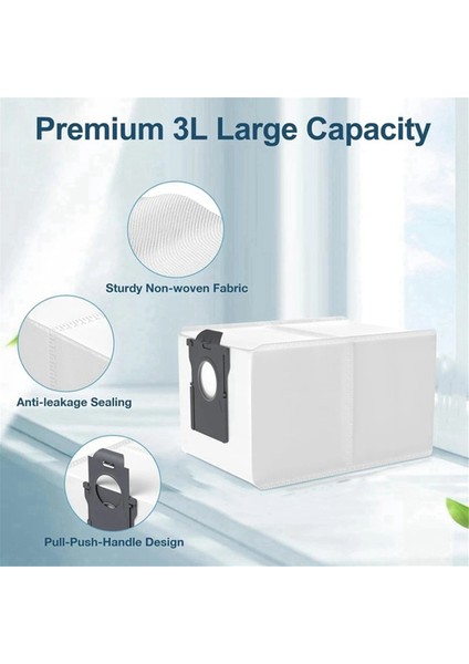 Dreame X40 Pro Ultra, Dreame X40 Ultrathin, Dreame X40 Master Robot Vakum Yedek Parçaları Toz Çantası (Yurt Dışından) fiyatları