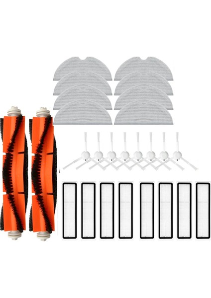 Xiaomi Mijia 1c 2c 1t Için, Dreame F9 Için, STYTJ01ZHM Yedek Parçalar Aksesuarları Ana Yan Fırça Hepa Filtre Paspas Bezi (Yurt Dışından)
