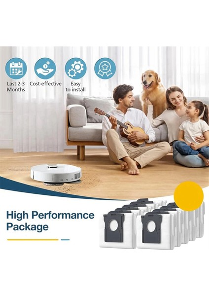 Dreame X40 Pro Ultra, Dreame X40 Ultrathin, Dreame X40 Master Robot Vakum Yedek Parçaları Toz Çantası (Yurt Dışından) indirimleri