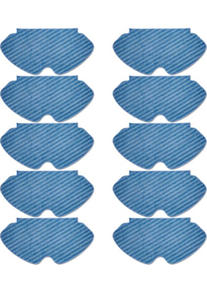 10 Adet Rowenta / Tefal Explorer Serisi Için Mikrofiber Kumaşlar 60 Vakum Süpürge Yedek Parçaları Yıkanabilir Mop Bezini Değiştirin (Yurt Dışından)