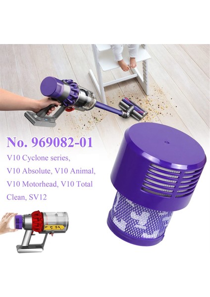 Dyson V10 SV12 Kablosuz Vakum Süpürge Kalesi/toz Kovası Bölüm NO.969509-02 (Yurt Dışından)