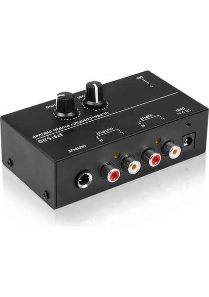 3x Ultra Kompaks Fono Preamp PP500 Bas Tiz Denge Hacim Ayar Pre-App Preptable Preampificador Abd Fişi (Yurt Dışından) modelleri