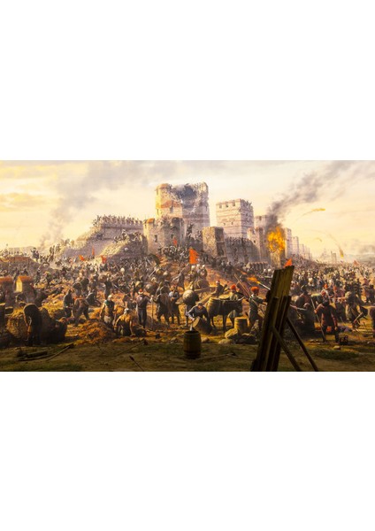 Osmanlı 1453 Istanbul Fetihi Ev Duvar Salon Güzellik Salonu Ofis Dükkan Dekarasyon Kanvas Tablo fiyatları