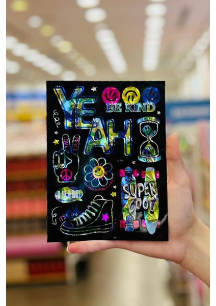 Gıpta Hologramlı Sticker - Super Cool