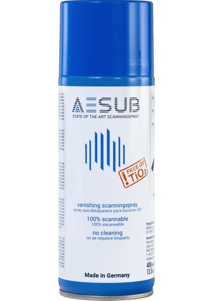 Mavi 3D Tarama Spreyi 400 ml