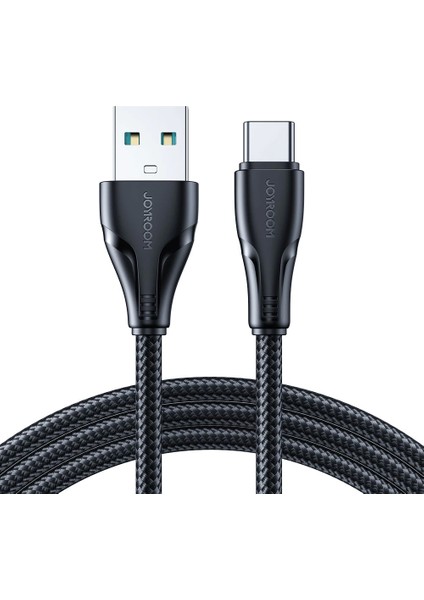 S-UC027A11 3A USB A-Type C 1.2m-Black