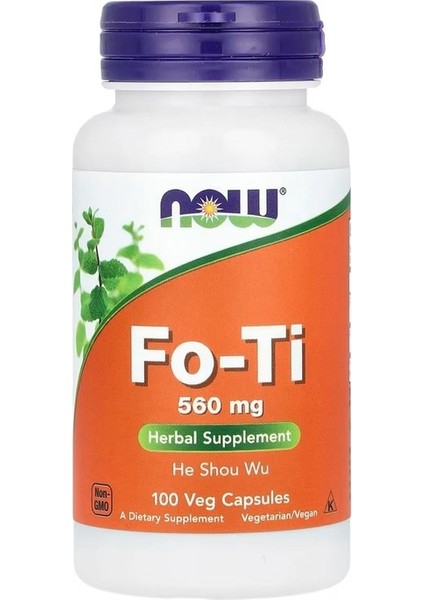 Fo-Ti, 560 Mg, 100 Veg Capsules