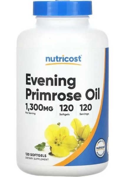 Evening Primrose Oil 1,300 Mg 120 Softgels