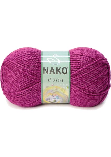 5 Adet Vizon Premium Akrilik El Örgü Ipi Yünü Renk NO:6964 Küpeli fiyatları