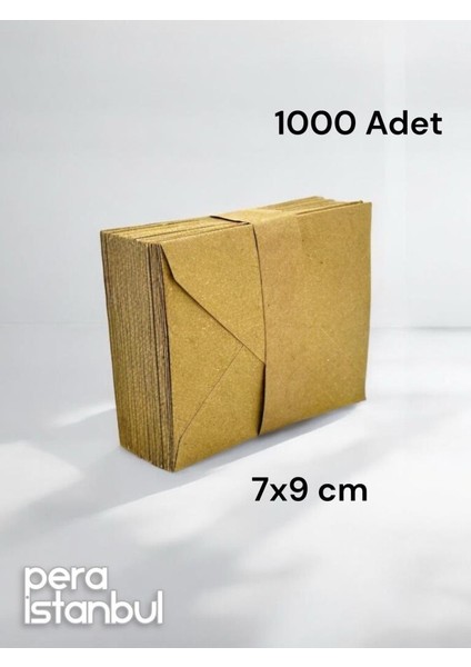 1000 Adet Kraft Renkli Küçük Zarf 7x9 fırsatları