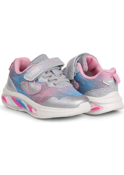 Kız Çocuk Işıklı Günlük Spor Ayakkabı Gri Işıklı Spor Ayakkabı BUCK3042-GRI fırsatları