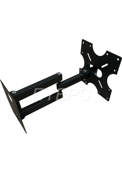 42 inç Hareketli TV Askı Aparatı – Çok Yönlü Ayarlanabilir, Çift Kollu Dayanıklı Metal, Siyah