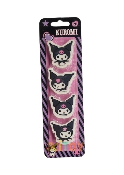 Timon Kuromi Şekilli Silgi 4'lü