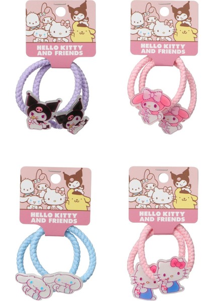 Sanrio Lisanslı Hello Kitty ve Arkadaşları Serisi Saç Lastiği