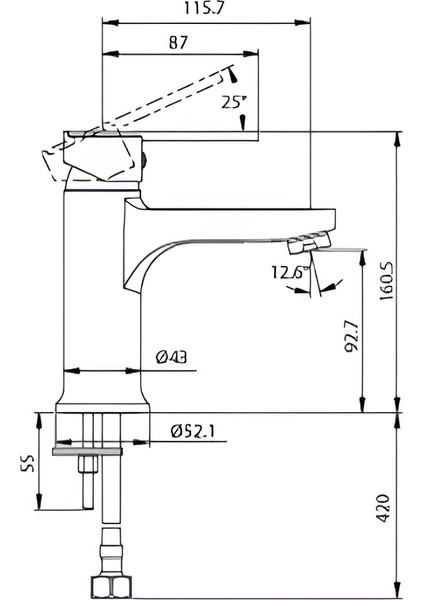Vega Krom Lavabo Bataryası VG1840 fiyatları
