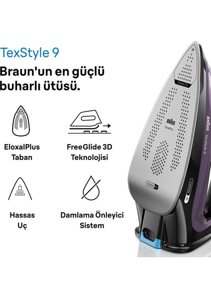 Texstyle 9 SI9661VI Buharlı Utu fiyatları