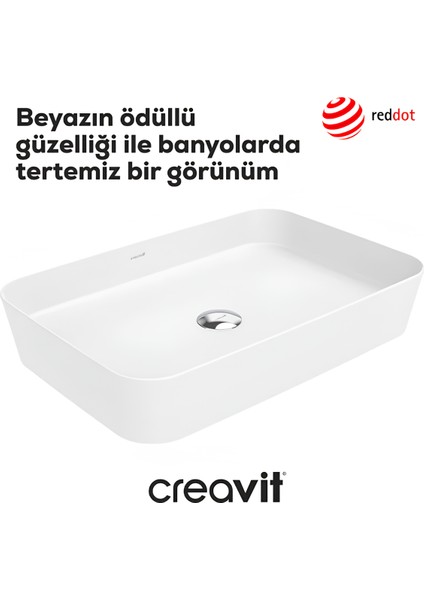 Loop Tezgah Üstü Lavabo 60X40 cm LP060