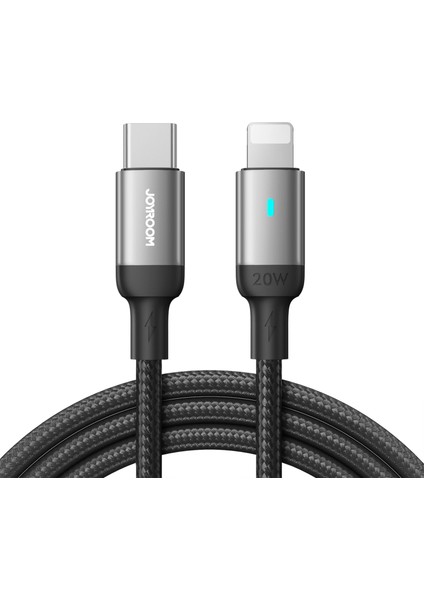 S-CL020A10 20W Type C-Lıghtnıng 1.2m-Black