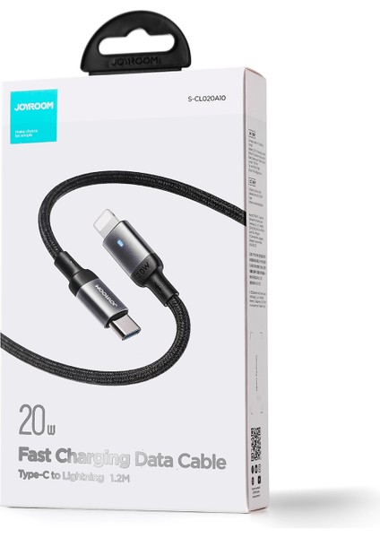 S-CL020A10 20W Type C-Lıghtnıng 1.2m-Black indirimleri