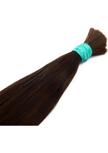 Bulk Ham Saç Uçları Işlenmemiş Koyu Kahve 65CM 150GR. modelleri