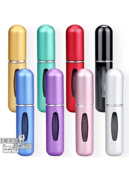 3 Adet Taşınabilir Cep Parfüm Şişesi Doldurma Atomizer Çantalık Doldurulabilir Mini Şişe 5ml modelleri