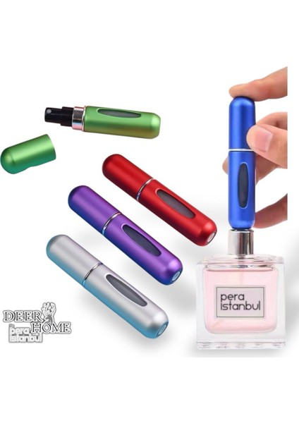 3 Adet Taşınabilir Cep Parfüm Şişesi Doldurma Atomizer Çantalık Doldurulabilir Mini Şişe 5ml indirimleri