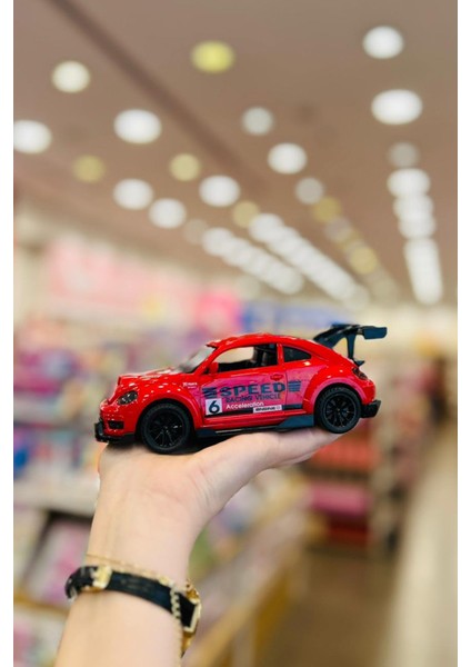 Pilli Işıklı Sesli Sürtmeli Kapıları Açılan Beetle