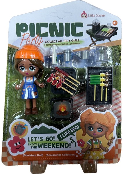 Little Corner Picnic Party Mini Bebek ve Mangal Seti fiyatları