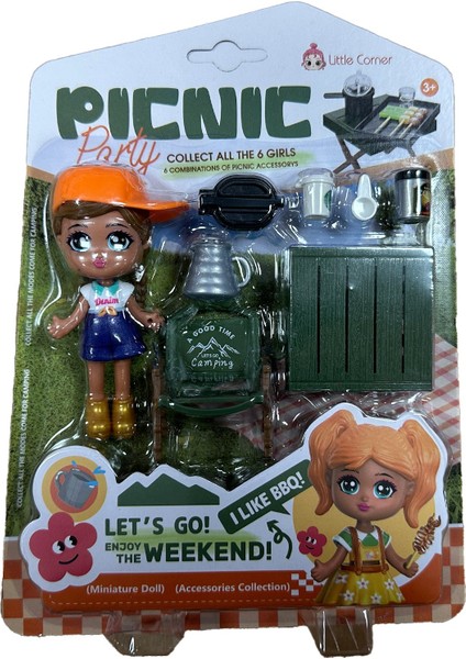Little Corner Picnic Party Mini Bebek ve Mangal Seti fırsatları