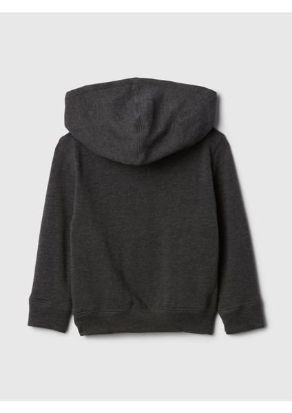 Erkek Bebek Koyu Gri Gap Logo Fermuarlı Sweatshirt modelleri