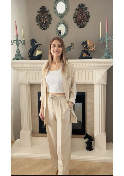 Krem Gömlekli Takım fiyatları