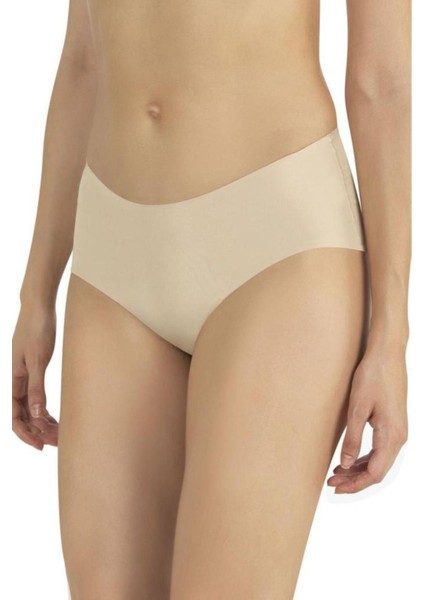 Kadın 2020B Lazer Kesim Silikon Bant Bato Slip Külot Korse