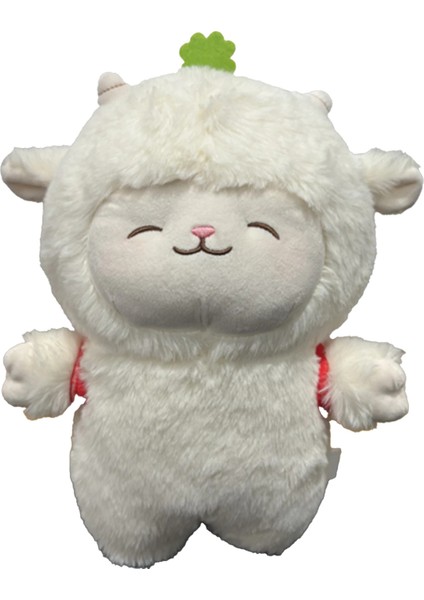 Kuzu Baa 26 cm Sırt Çantalı Kuzu Peluş Oyuncak