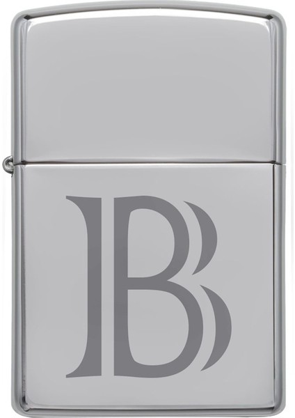 Çakmak B Harf Gümüş Gri