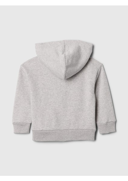 Erkek Bebek Gri Gap Logo Fermuarlı Sweatshirt modelleri
