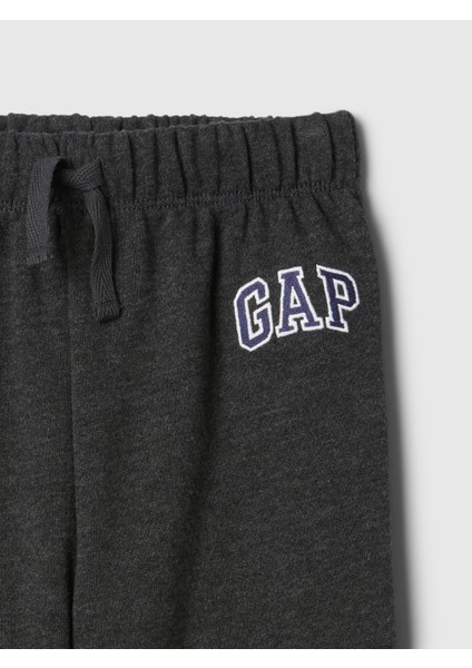 Erkek Bebek Koyu Gri Gap Logo Fleece Jogger Eşofman Altı fiyatları
