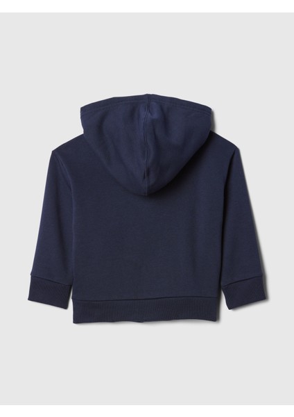 Erkek Bebek Lacivert Gap Logo Fermuarlı Sweatshirt modelleri
