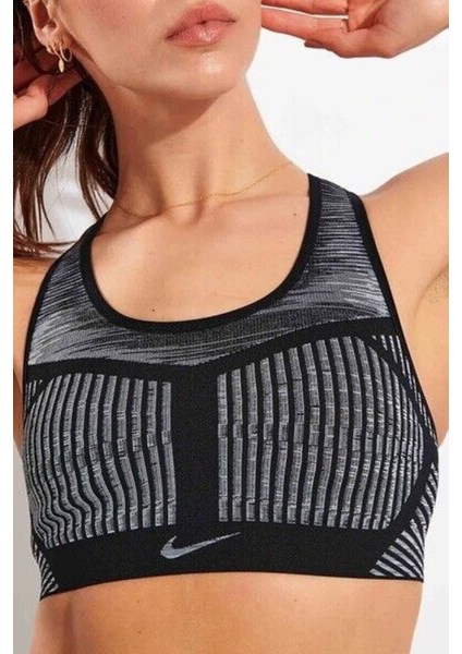 Fe/nom Flyknit Women's High Support Non Padded Sports Kadın Bra Siyah Gri Beyaz modelleri
