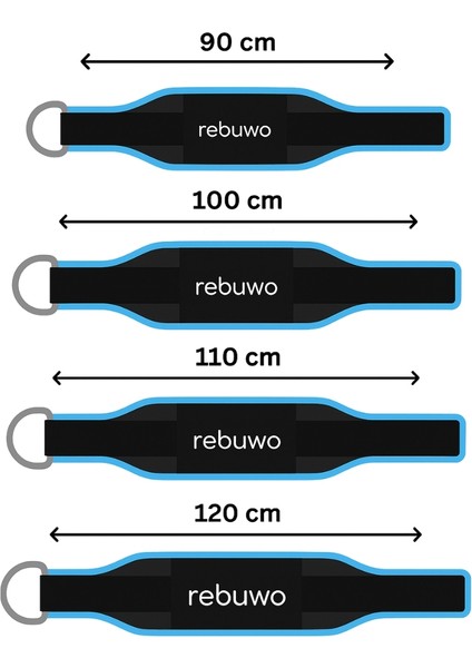 3'lü Fitness Seti | Halter KEMERI(120 Cm) + Ayak/bilek Kayışı + Cable Ayak Çekiş Aparatı modelleri